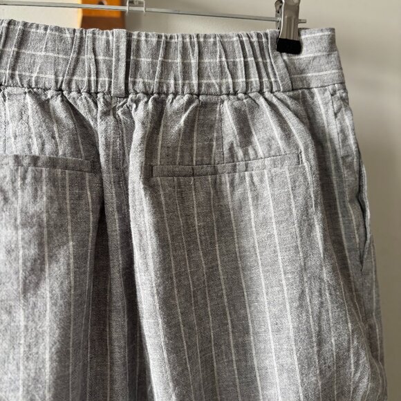 UNIQLO • linen striped pants - Picture 3 of 8